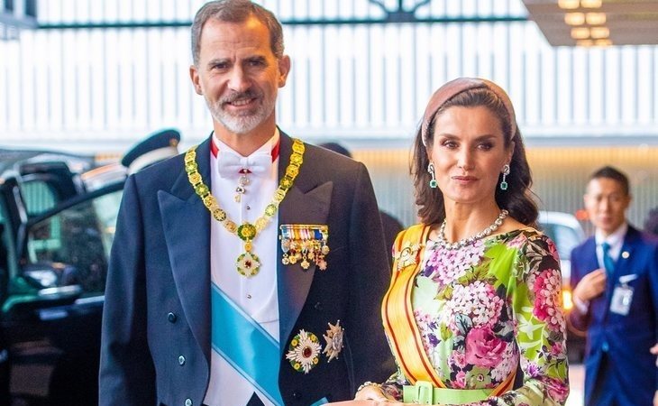 Letizia acapara todas las miradas en la entronización de Narahito de Japón