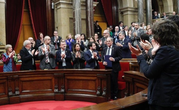 El Parlament de Cataluña rechaza la inhabilitación de Quim Torra