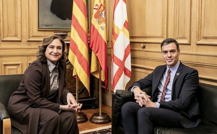 Ada Colau y Pedro Sánchez, aliados en el diálogo
