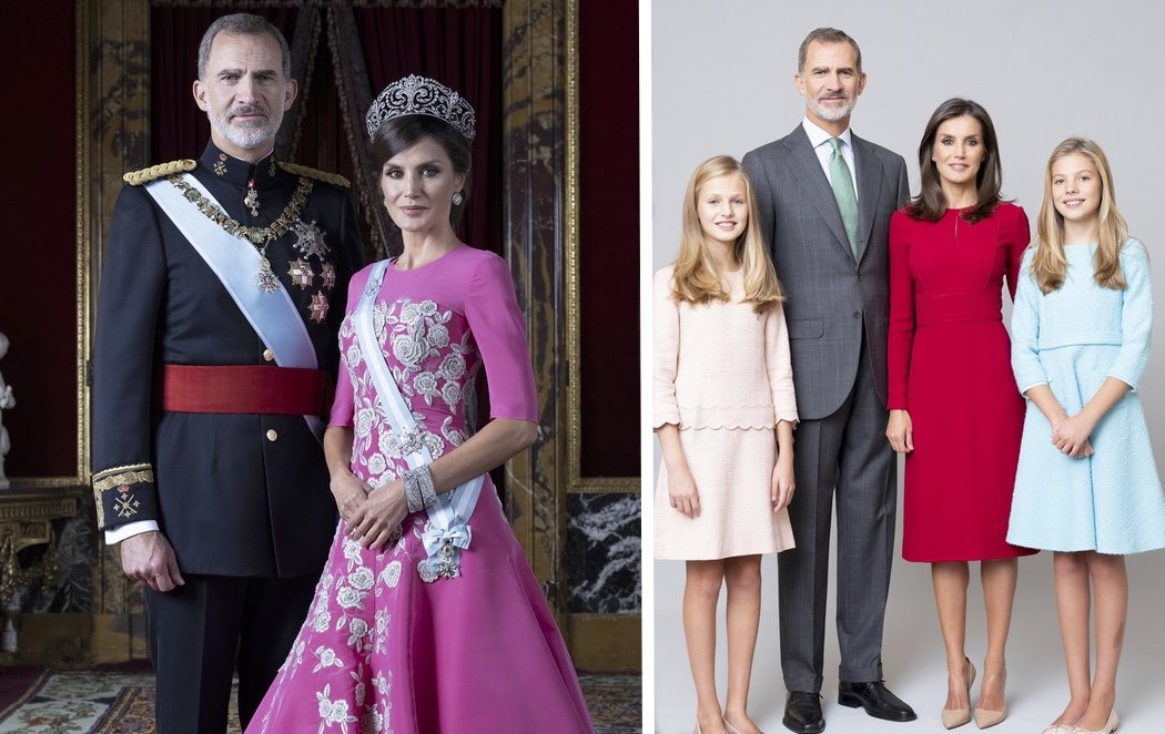 Casa Real difunde los primeros retratos oficiales de Felipe y Letizia como reyes