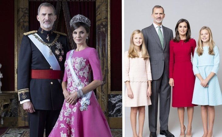 Casa Real difunde los primeros retratos oficiales de Felipe y Letizia como reyes