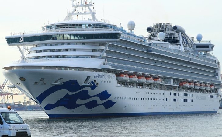 Ascienden a 355 los positivos por coronavirus en el crucero en cuarentena Diamond Princess