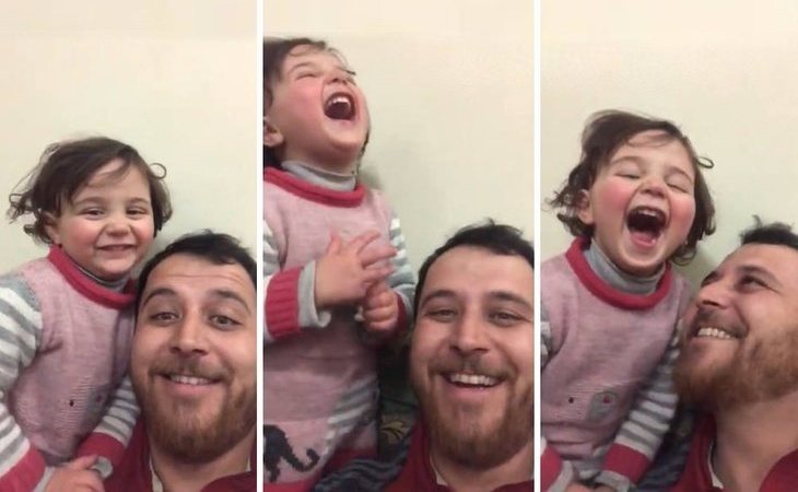'¿Avión o bomba?': el juego con el que este padre sirio combate el miedo de su hija