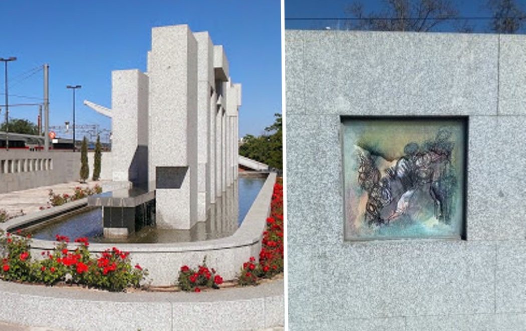 Profanan el monumento a las víctimas del 11-M en la estación de El Pozo