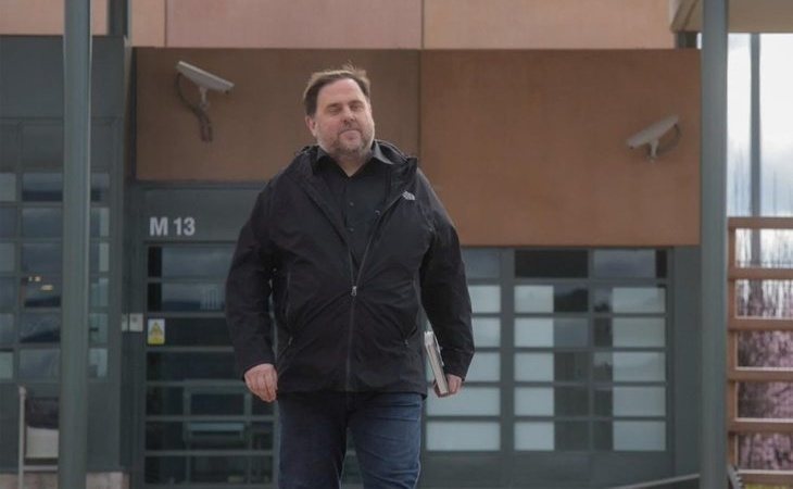 Primera salida de Oriol Junqueras de prisión para trabajar en la universidad