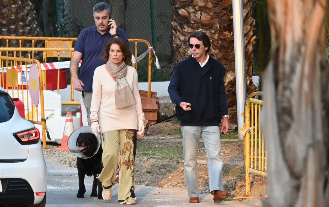 José María Aznar y Ana Botella 'huyen' a Marbella en plena crisis del coronavirus