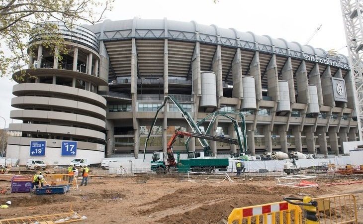 Florentino Pérez no suspende las obras del nuevo Bernabéu en plena crisis del coronavirus