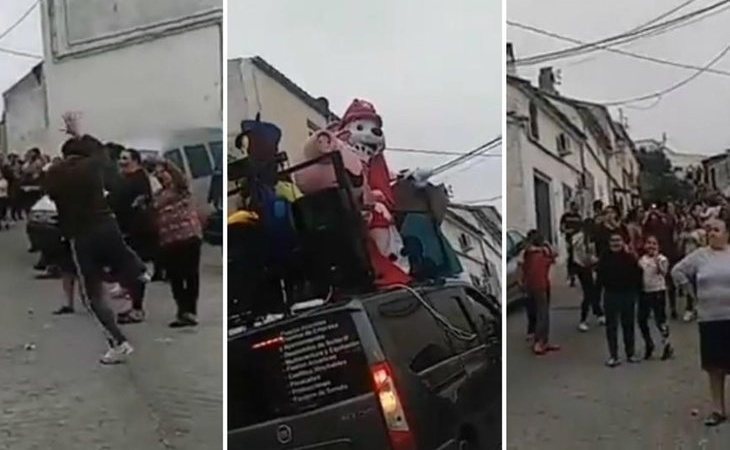 Vecinos de Beas de Segura, en Jaén, se saltan el confinamiento para celebrar una fiesta en la calle