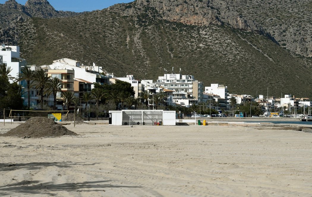 Las playas españolas, completamente vacías en plena Semana Santa