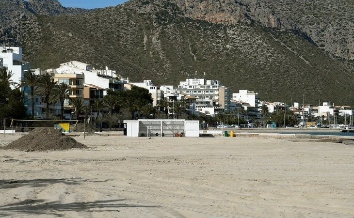 Las playas españolas, completamente vacías en plena Semana Santa
