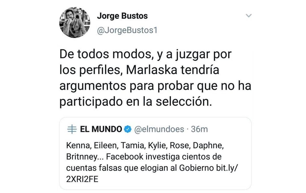 El homófobo mensaje de Jorge Bustos, jefe de opinión de El Mundo, contra Marlaska