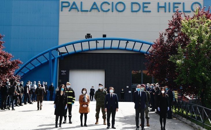 Cierra la morgue del Palacio de Hielo de Madrid ante la bajada de muertes por coronavirus