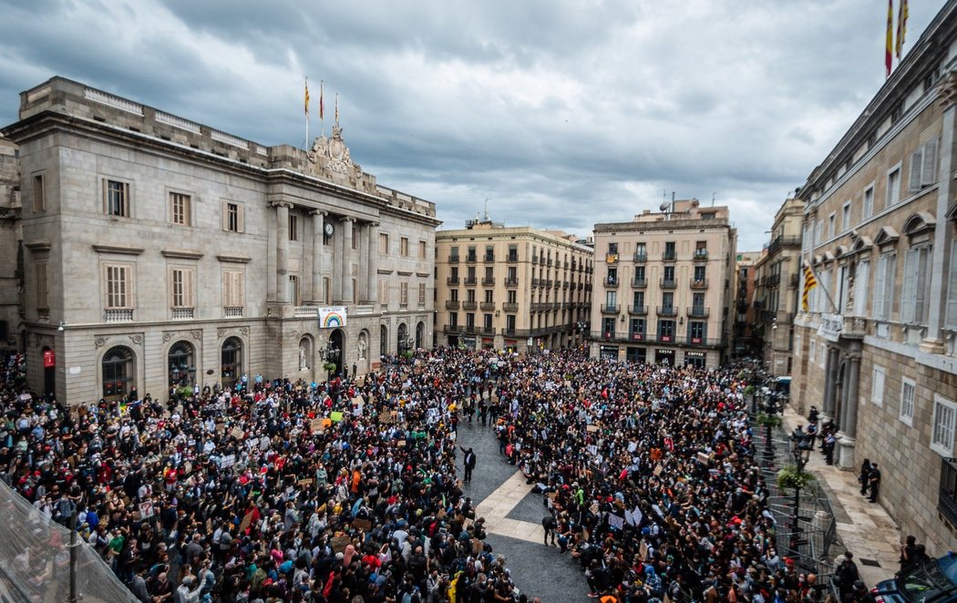 Multitudinarias manifestaciones en toda España en el marco del movimiento 'Black Lives Matter'