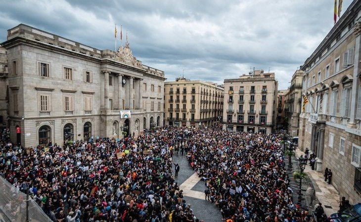 Multitudinarias manifestaciones en toda España en el marco del movimiento 'Black Lives Matter'