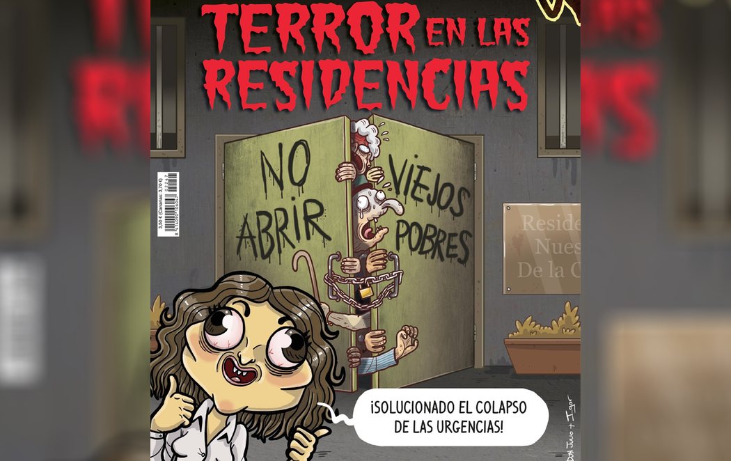 La gestión de Ayuso en las residencias a lo 'The Walking Dead': la crítica portada de El Jueves