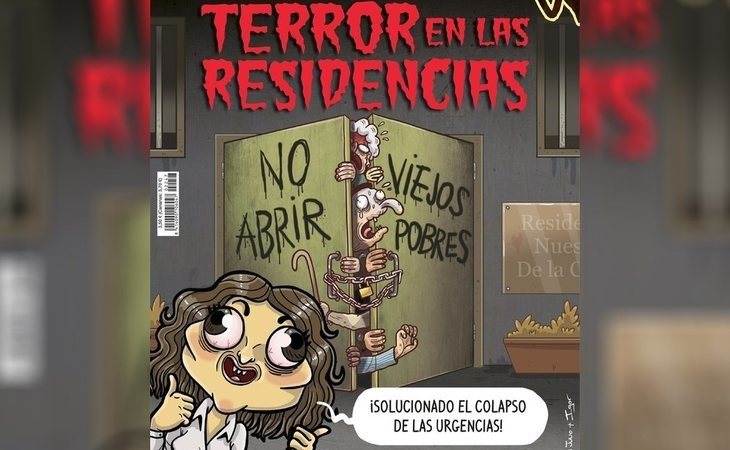 La gestión de Ayuso en las residencias a lo 'The Walking Dead': la crítica portada de El Jueves