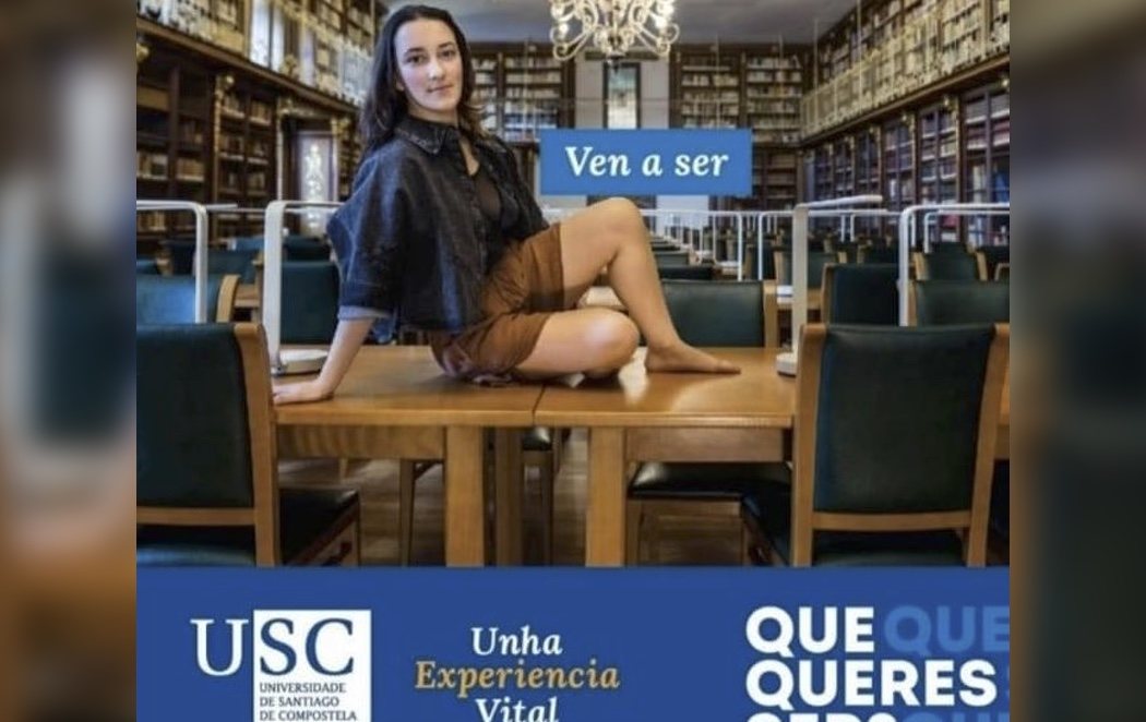 La Universidad De Santiago de Compostela retira un anuncio por acusaciones de sexismo