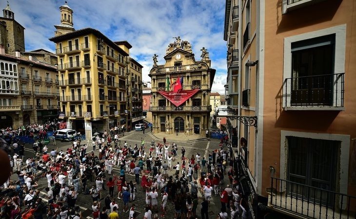 Pamplona vive su particular 6 de julio más extraño: sin chupinazo por el coronavirus