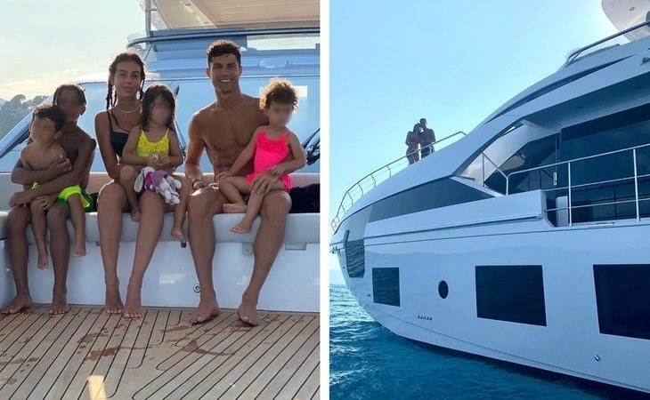 El lujoso yate para las vacaciones de Cristiano Ronaldo está valorado en 5,5 millones pero a él le sale gratis