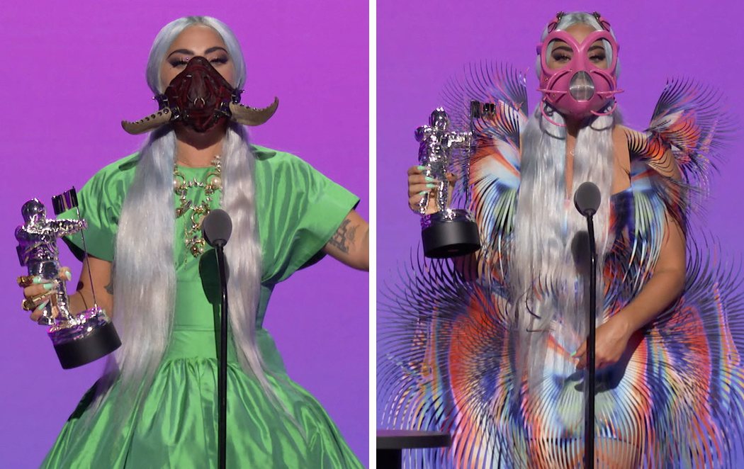 Lady Gaga (y sus excéntricas mascarillas), gran triunfadora en los MTV Video Music Awards