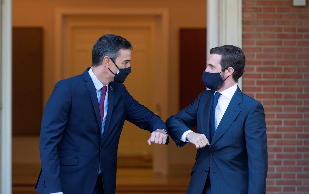 La reunión entre Pedro Sánchez y Pablo Casado en la Moncloa finaliza sin acuerdo para los presupuestos