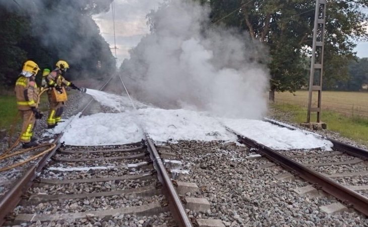 Actos vandálicos afectan a la red catalana de ferrocarriles, incluidos dos trenes AVE, en plena Diada