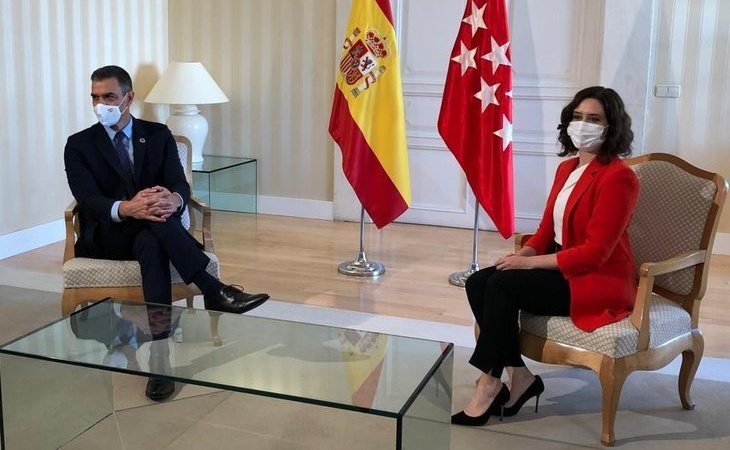 La reunión entre Sánchez y Ayuso se salda con la creación de un 'Espacio de Cooperación'