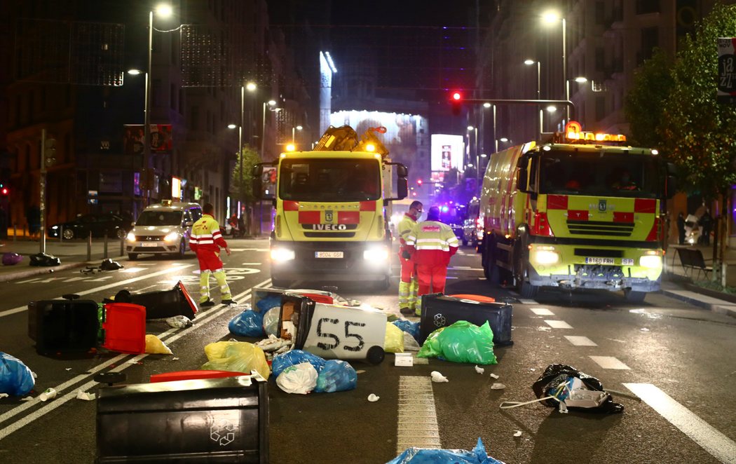 Graves disturbios en Madrid en contra de las restricciones por el coronavirus