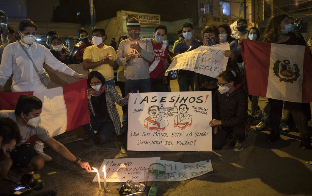 Dos muertos y varios heridos en Perú en las protestas contra el nuevo presidente, Merino