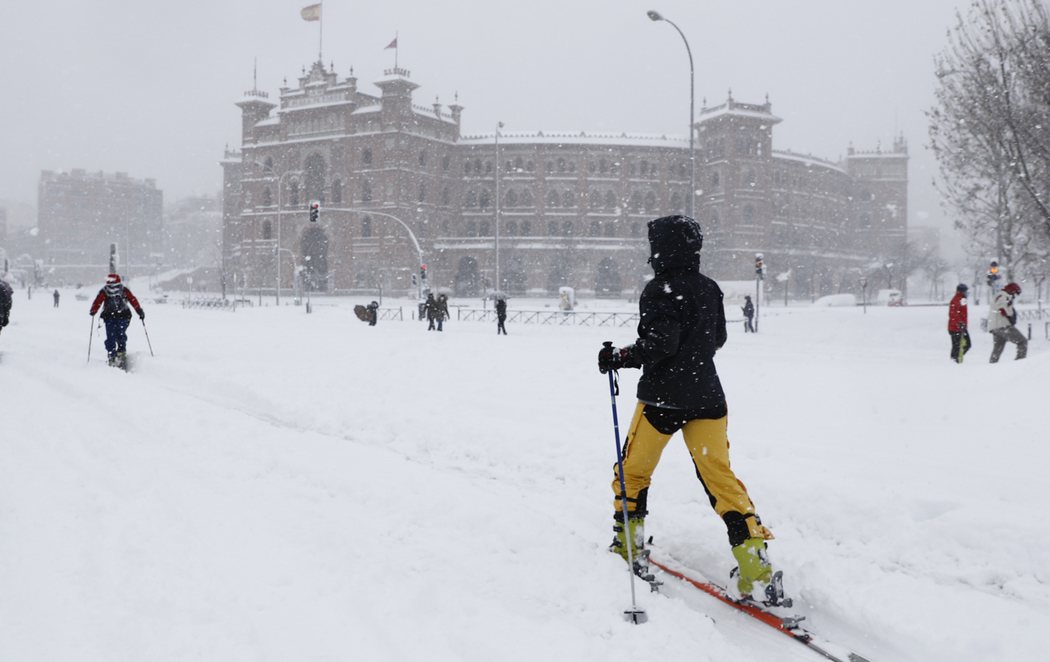 La gran nevada de Filomena colapsa Madrid