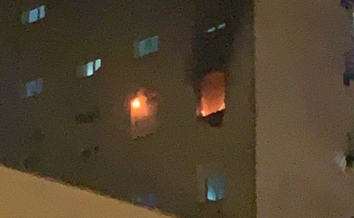 Un paciente de coronavirus del hospital Puerta del Mar de Cádiz provoca un incendio porque quería escapar