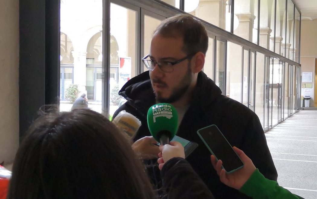 Pablo Hasel se encierra en la Universidad de Lleida para evitar su ingreso en prisión