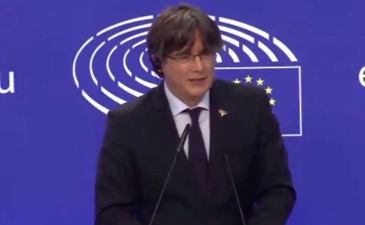 Puigdemont critica las instituciones europeas desde el Europarlamento: "Perdemos la inmunidad, pero la democracia europea ha perdido más"