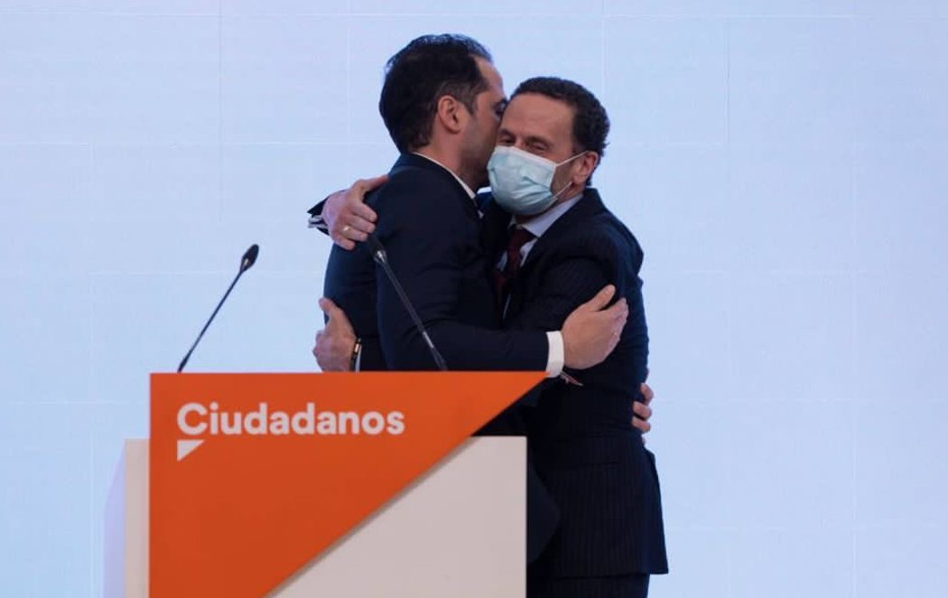 Ignacio Aguado cede el testigo a Edmundo Bal, candidato de Ciudadanos a la Comunidad de Madrid