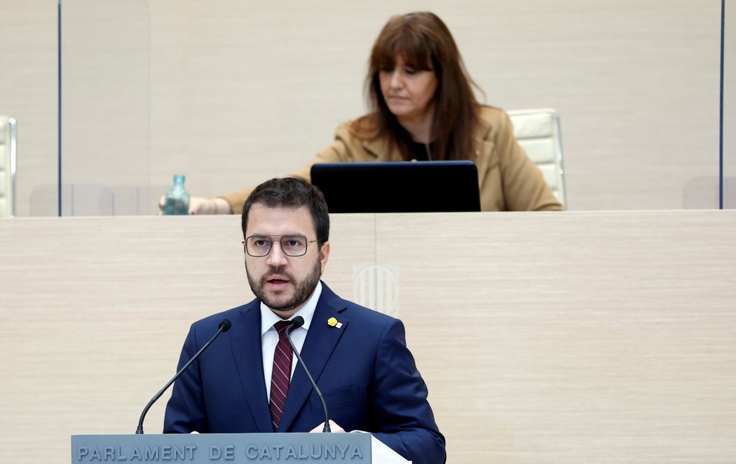 Pere Aragonès no consigue ser investido president de la Generalitat en la primera votación por la abstención de JxCat