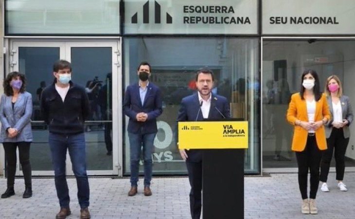 ERC anuncia que iniciará un gobierno en solitario en Cataluña ante el bloqueo de las negociaciones con JxCat