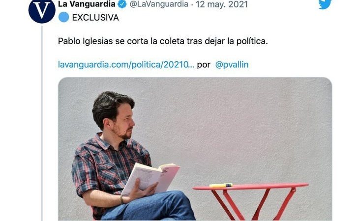 Pablo Iglesias se corta la coleta