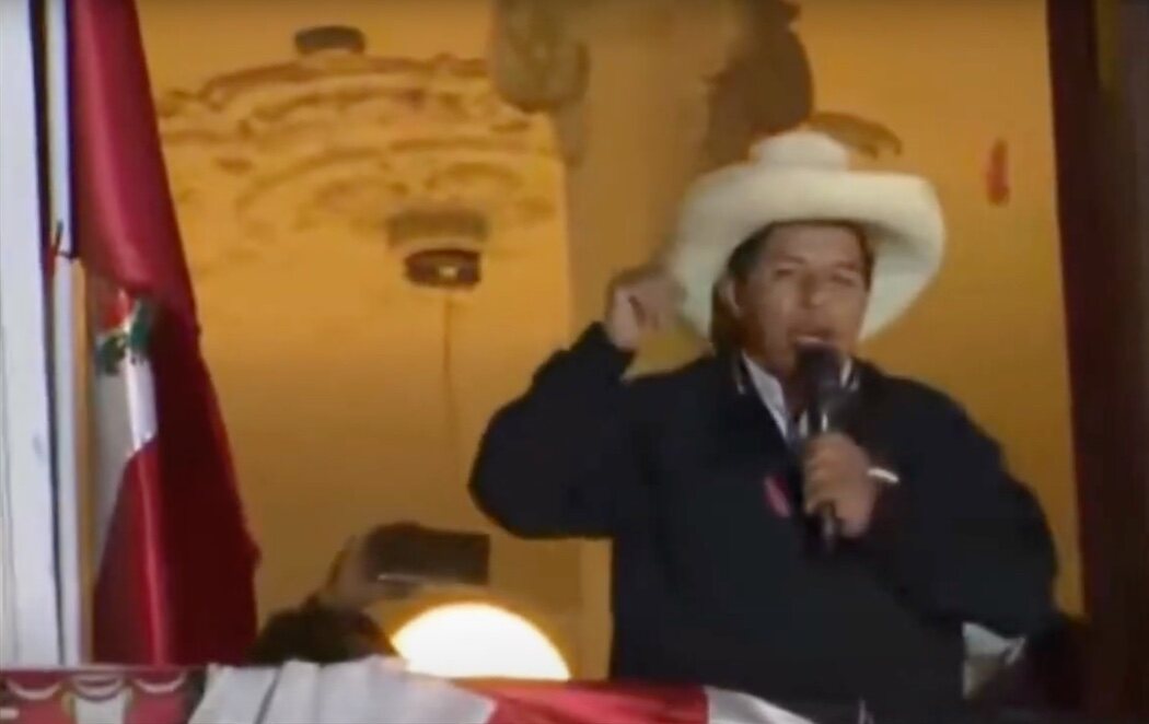 Pedro Castillo se proclama vencedor de las elecciones en Perú, aunque sin que haya finalizado el recuento