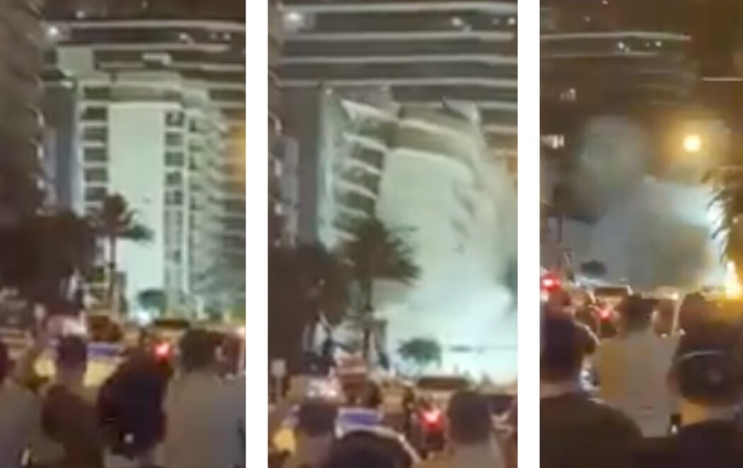 Demolido con una explosión controlada el edificio de Miami que colapsó hace 11 días ante el huracán Elsa