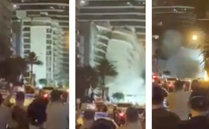 Demolido con una explosión controlada el edificio de Miami que colapsó hace 11 días ante el huracán Elsa