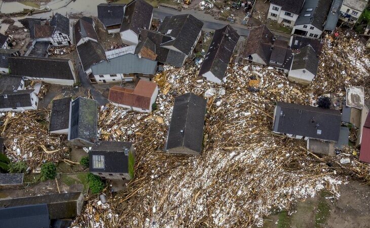 Las inundaciones en Alemania y Bélgica ya dejan 120 muertos: la AEMET vincula su origen al cambio climático