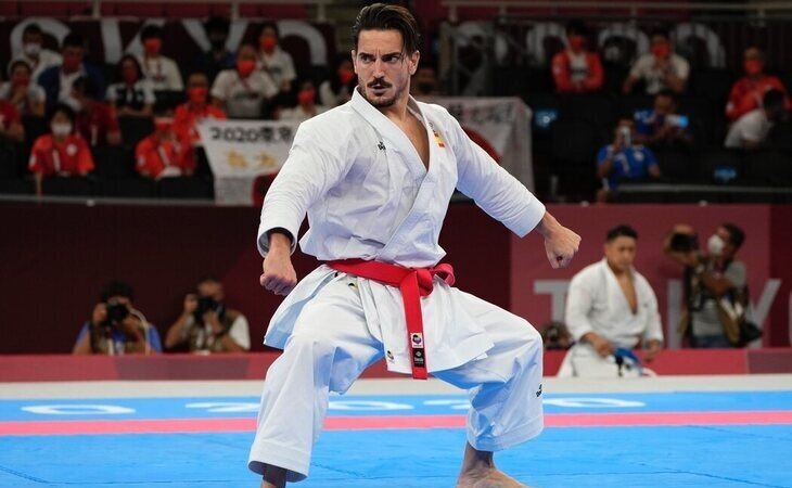 Damián Quintero, medalla de plata en karate kata en Tokio 2020