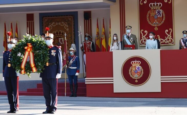 Vuelve el desfile del Día de la Hispanidad con la ausencia de la princesa Leonor