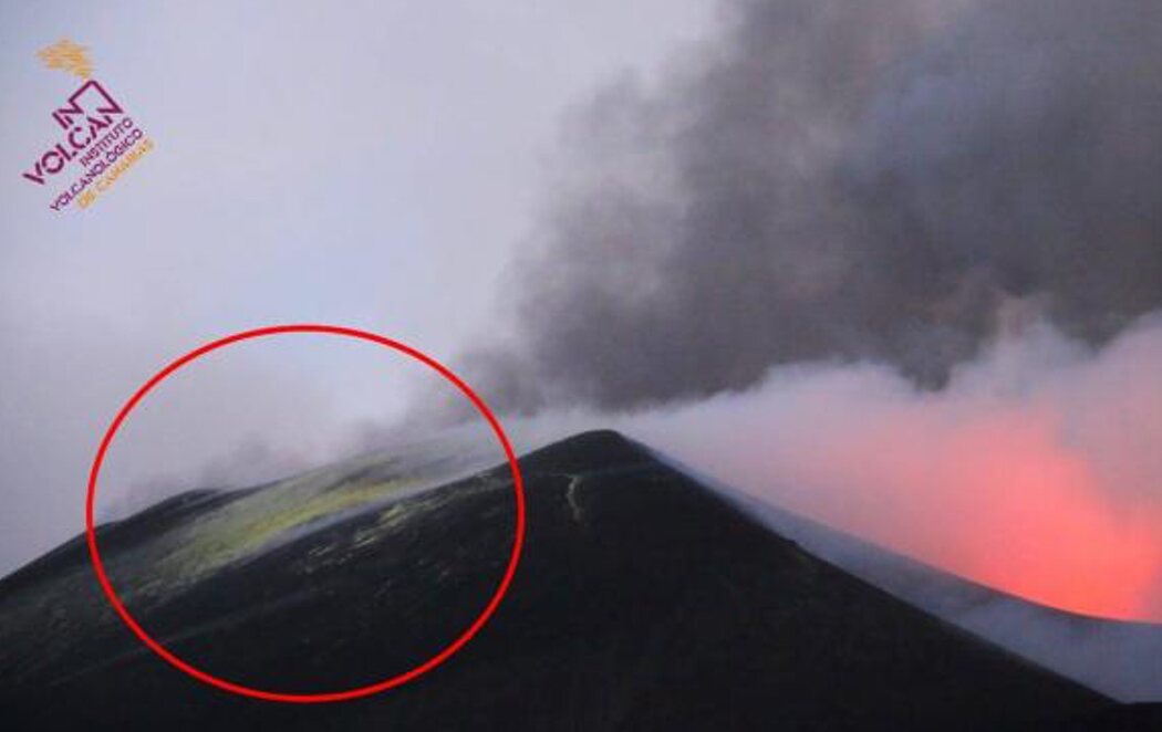 Los depósitos de azufre elemental revelan un "cambio claro" en la dinámica eruptiva del volcán