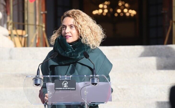 Meritxell Batet carga en el acto de la Constitución contra el "populismo" de VOX y la "judicialización" de la política" del PP