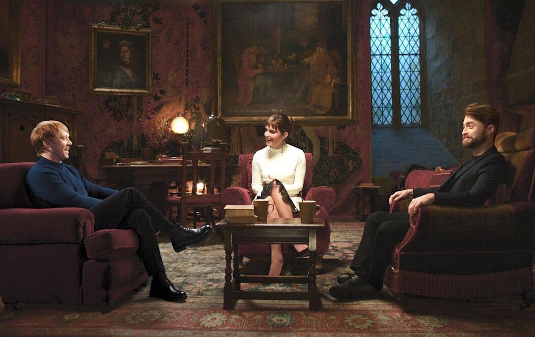 Primera imagen de Daniel Radcliffe, Emma Watson y Rupert Grint en la reunión de 'Harry Potter: Regreso a Hogwarts'