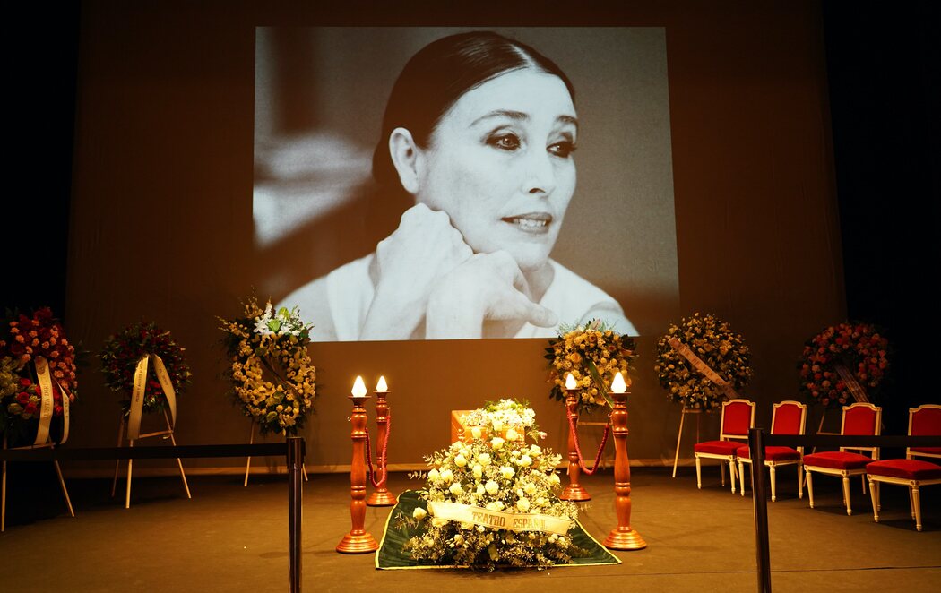 Último adiós a Verónica Forqué en el Teatro Español