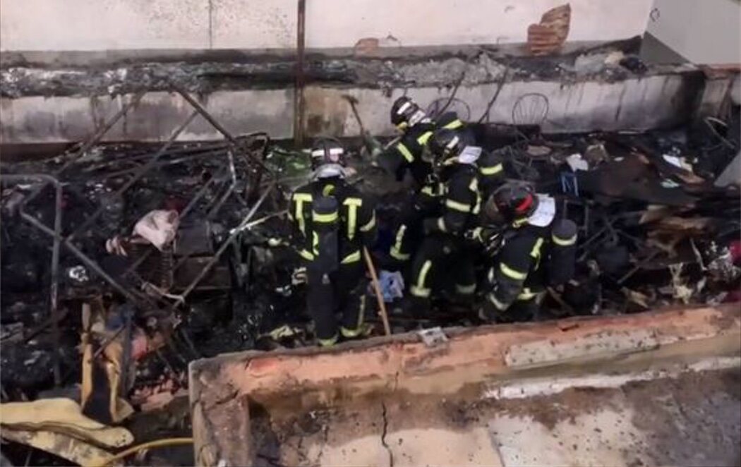 Una mujer detenida por provocar un incendio en un narcopiso de Madrid tras una pelea