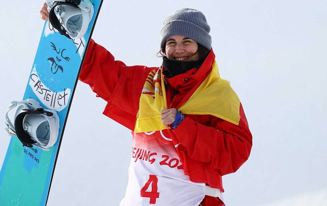 Queralt Castellet,  medalla de plata en halfpipe en los Juegos de Invierno de Pekín 2022