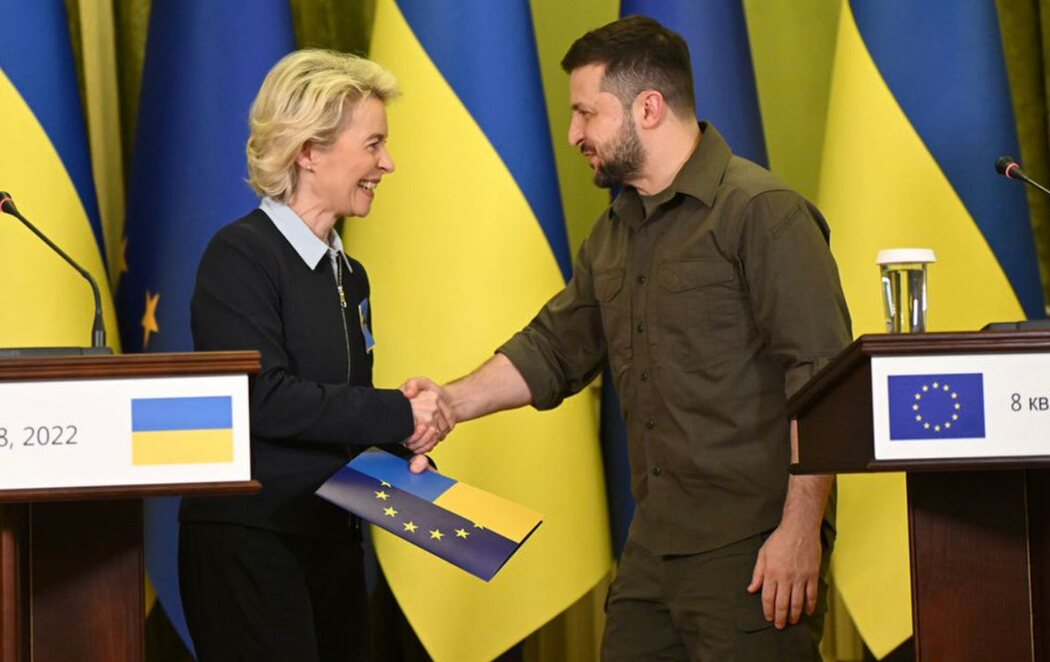 Von der Leyen promete a Zelenski acelerar el proceso de adhesión de Ucrania a la Unión Europea